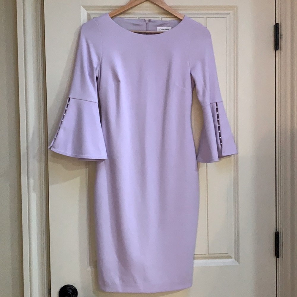 Elegant light purple dress